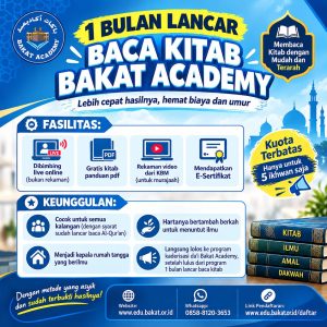 Program 1 bulan lancar baca kitab arab gundul